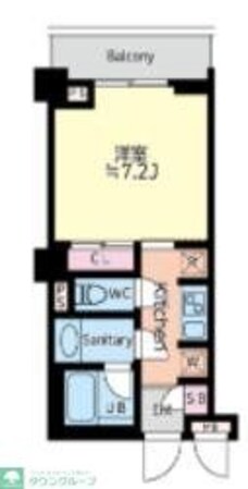 サンナッププラザの物件間取画像